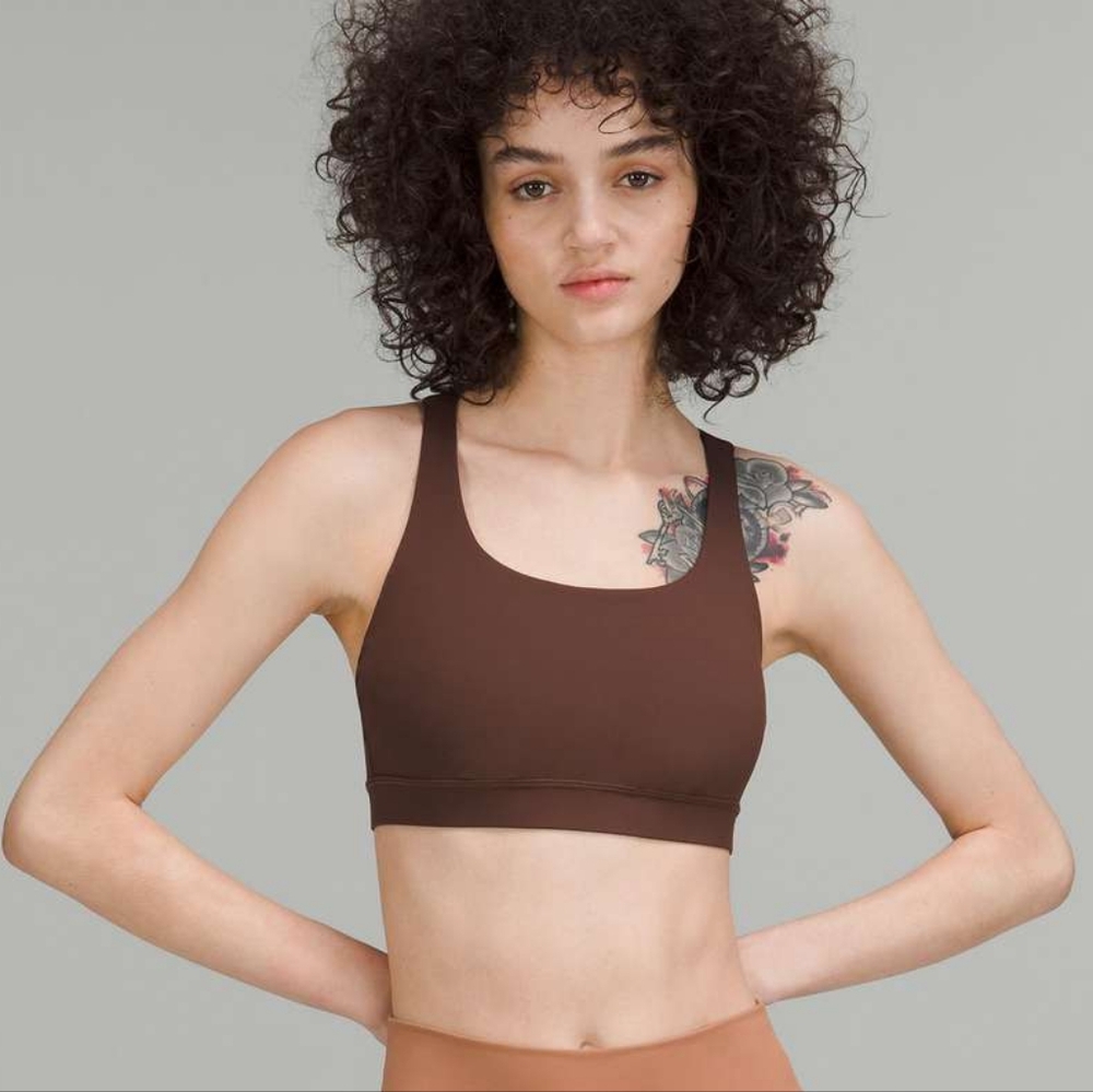 Lululemon Energy Bra - Medium Support, B–D Cups - Java - Size 6 - Picture 3 of 6